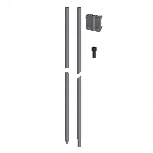 Комплект вертикального заземлителя безмуфтовый 3  м, D16мм