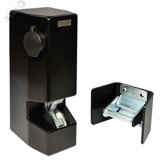 Замок электромеханический AL-ZL-01-24V, усилие удержания зацепа не менее 700 кгс, черный