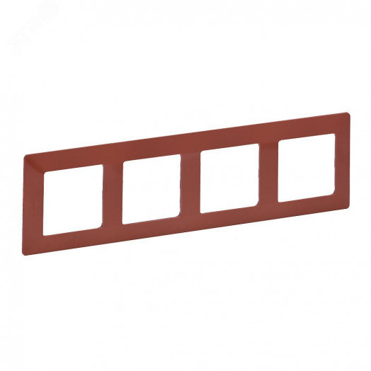 Valena LIFE Рамка 4 поста терракот универсальная