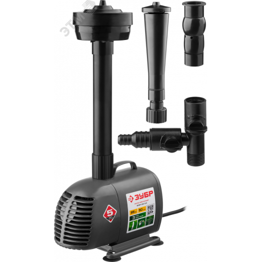 Насос фонтанный ЗНФЧ-50-3.4 ЗУБР, 85 Вт