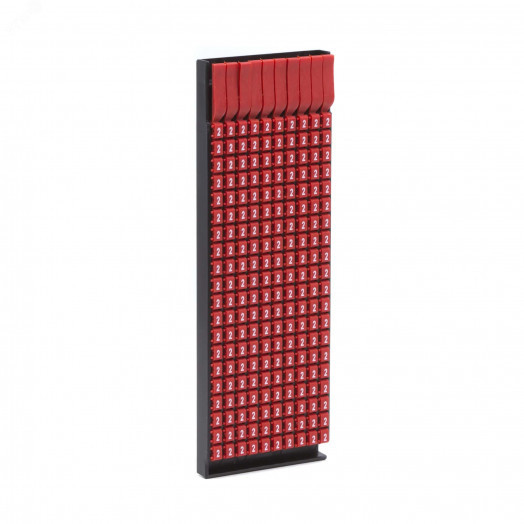 Маркер для кабеля сечением 4-6мм символ ''2'' (160 маркеров в упаковке)