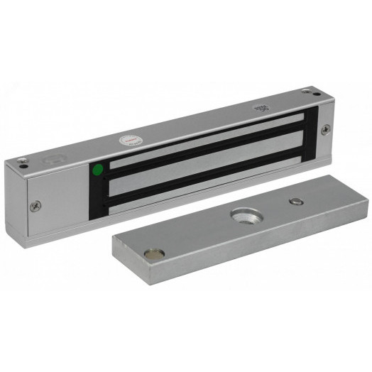 Замок электромагнитный  внутреннее исполнение, СИД, датчик положения двери