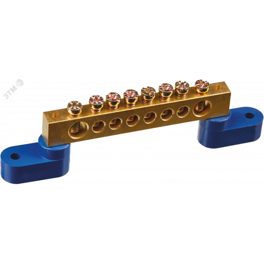 Шина нулевая на двух угловых изол NBB-M812-8C2/B