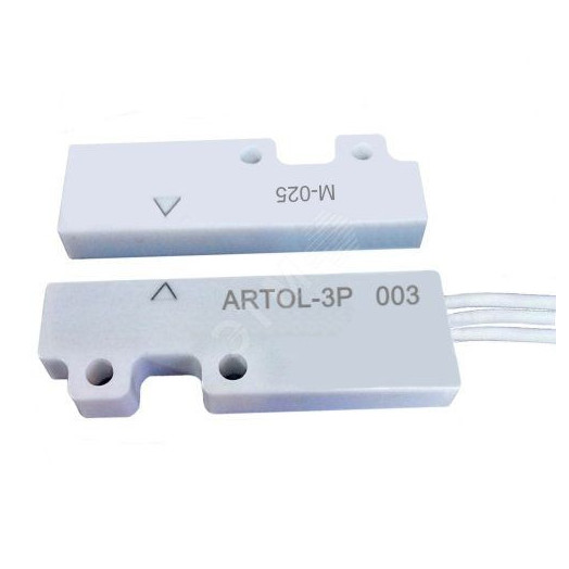 Датчик положения магнитогерконовый ARTOL-3Р 003   датчик + магнит М-025 АТФЕ.425119.072 ТУ белый