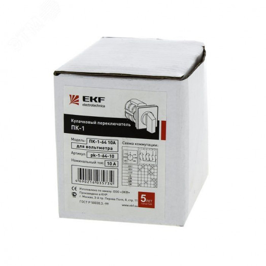 Переключатель кулачковый ПК-1-11 25А 1P 0-1