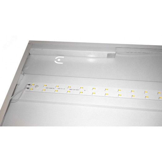 Светильник светодиодный ДВО/ДПО SPO-6-72-6K-P 72Вт 6500К 6500Лм IP40 595х595 призма с проводом