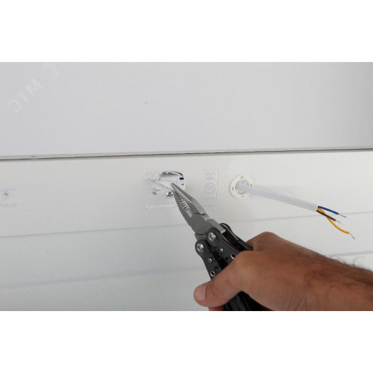 Светильник светодиодный ДВО/ДПО SPO-6-72-6K-P 72Вт 6500К 6500Лм IP40 595х595 призма с проводом