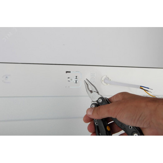 Светильник светодиодный ДВО/ДПО SPO-6-72-6K-P 72Вт 6500К 6500Лм IP40 595х595 призма с проводом