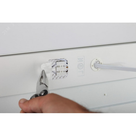 Светильник светодиодный ДВО/ДПО SPO-6-72-6K-P 72Вт 6500К 6500Лм IP40 595х595 призма с проводом