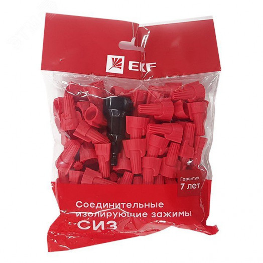 Зажим соединительный изолирующий с лепестками СИЗ-Л 11мм (100шт)