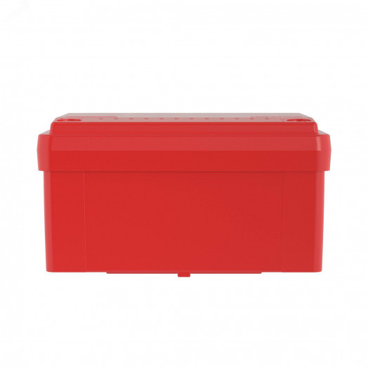 Коробка распределительная 100х100х50 IP56 гладкие стенки красная