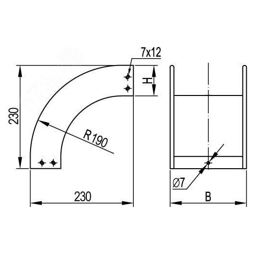 Угол CD 90 вертикальный внешний 90 градусов 50/50 в комплекте с крепежными элементами и соединительными пластинами