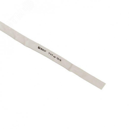 Трубка термоусаживаемая ТУТ нг 12/6 белая рулон PROxima