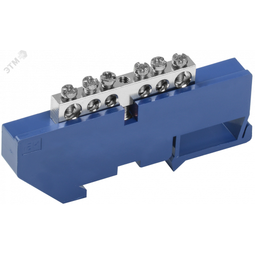 Шина N ''ноль'' на DIN-изоляторе Ni ШНИ-6х9-6-Д-С