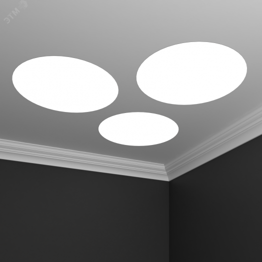 Светильник светодиодный RVE-LBX-RING-630-V (Круг 630х630х100мм 42Вт встраиваемый 4000K Белый)