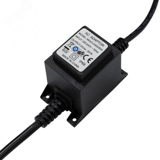 Гирлянда LED ClipLight 24 V, 3 нити по 20 м, свечение с динамикой, диоды белые