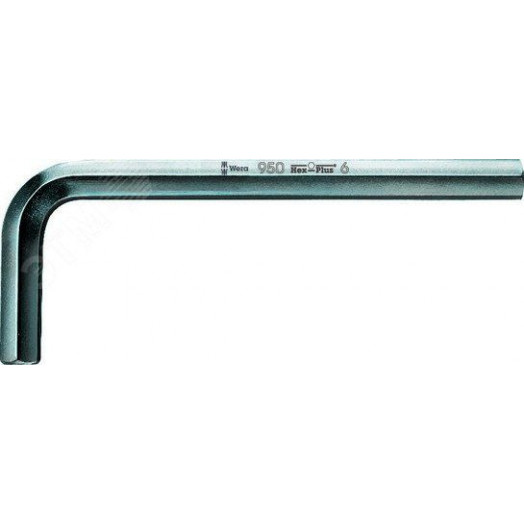 Ключ 950 Г-образный хромированный 3X63 мм