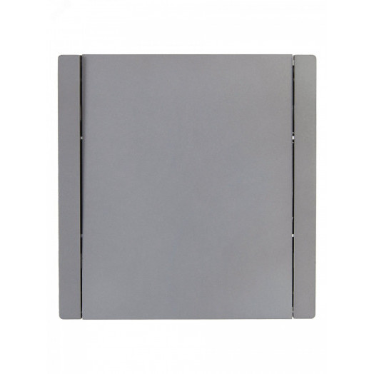 FORTE&PIANO Выключатель 1-клавишный проходной 10А FP503 сталь IEK