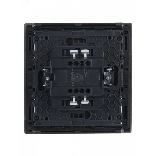 FORTE&PIANO Выключатель 1-клавишный проходной 10А FP503 сталь IEK