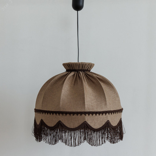 Светильник подвесной НСБ 11-60-001 Ретро торшерный лён капучино и.у.