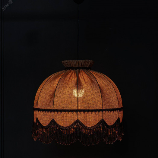 Светильник подвесной НСБ 11-60-001 Ретро торшерный лён капучино и.у.