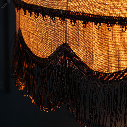 Светильник подвесной НСБ 11-60-001 Ретро торшерный лён капучино и.у.