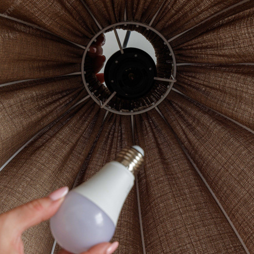 Светильник подвесной НСБ 11-60-001 Ретро торшерный лён капучино и.у.