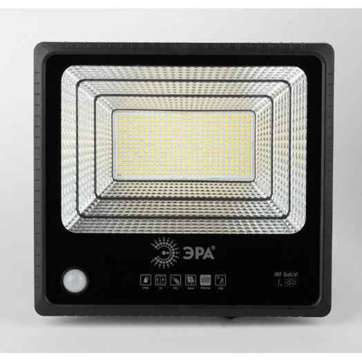 Прожектор светодиодный уличный на солн. бат. 150W, 1500 Лм, 5000K, с датч. движения, ПДУ, IP65