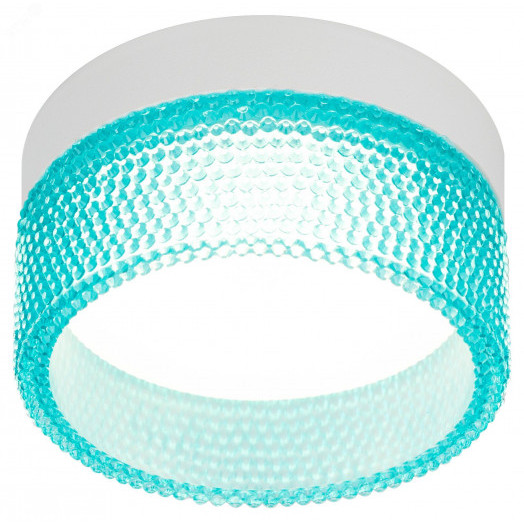 Светильник встраиваемый под лампу GX53 DK97 WH/Blue белый голубой