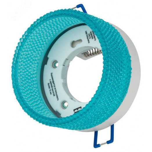 Светильник встраиваемый под лампу GX53 DK97 WH/Blue белый голубой