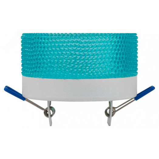 Светильник встраиваемый под лампу GX53 DK97 WH/Blue белый голубой