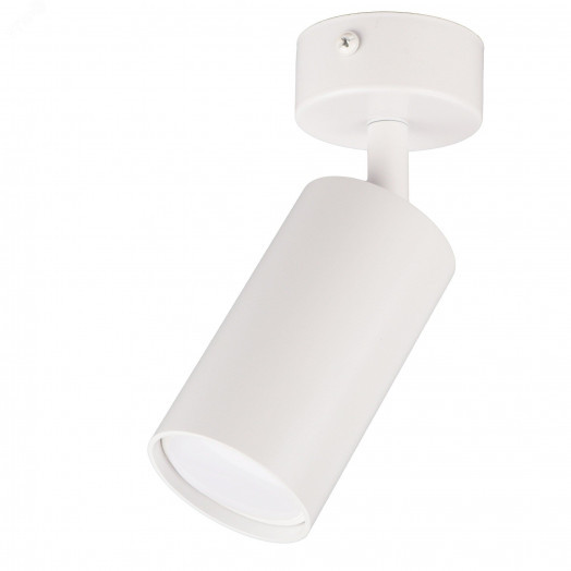 Светильник накладной, ARTON, поворотный, цилиндр, 55х55х100мм, GU10, алюминий, белый, 59964 7, Ritter