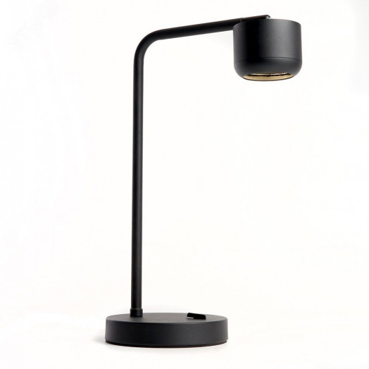 Светильник настольный 12w GX53 без лампы черный с антибликовой сеточкой