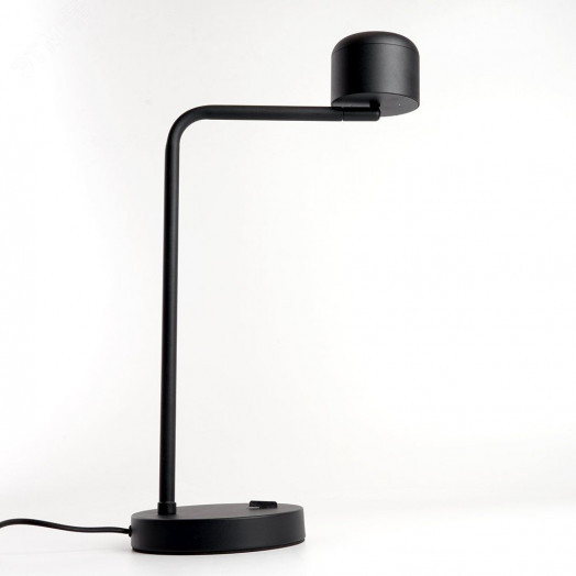 Светильник настольный 12w GX53 без лампы черный с антибликовой сеточкой