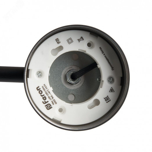 Светильник настольный 12w GX53 без лампы черный с антибликовой сеточкой