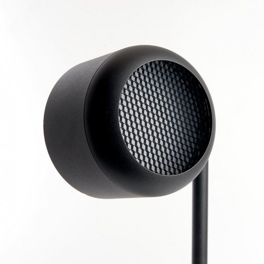 Светильник настольный 12w GX53 без лампы черный с антибликовой сеточкой