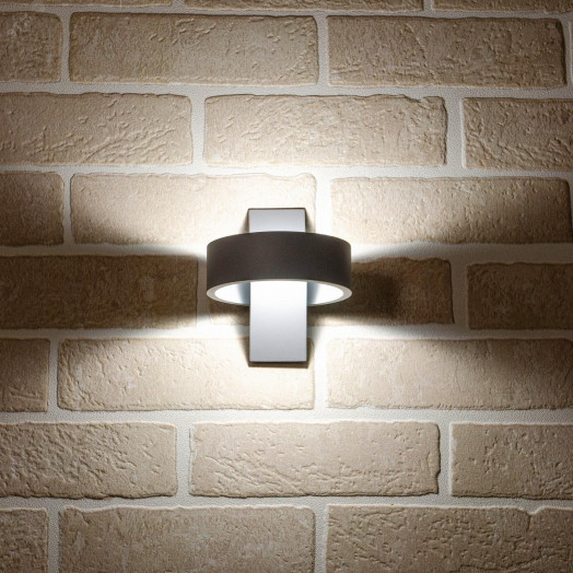 Светильник светодиодный ULU-S34A-8W/4000K IP65 GREY уличный. Архитектурный накладной. (4000K). Корпус серый.