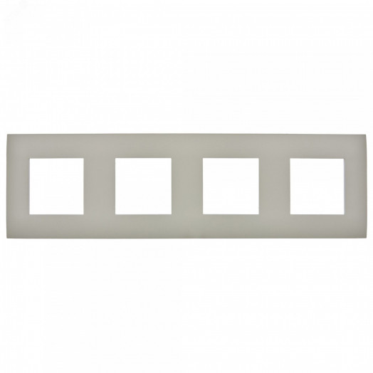 SKANDY Рамка 4-местная SK-F01B бежевый IEK