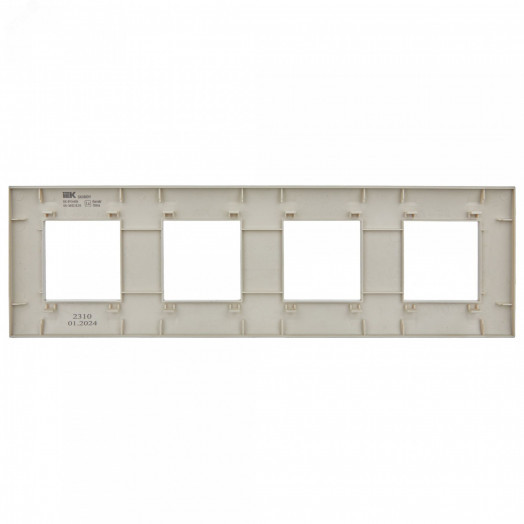 SKANDY Рамка 4-местная SK-F01B бежевый IEK