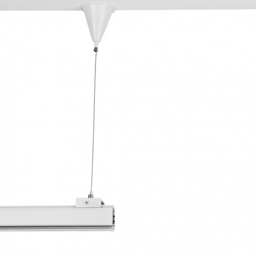 Набор для подвесного монтажа трехфазных шинопроводов. UFB-H41 WHITE 1 POLYBAG Цвет белый.