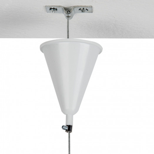 Набор для подвесного монтажа трехфазных шинопроводов. UFB-H41 WHITE 1 POLYBAG Цвет белый.