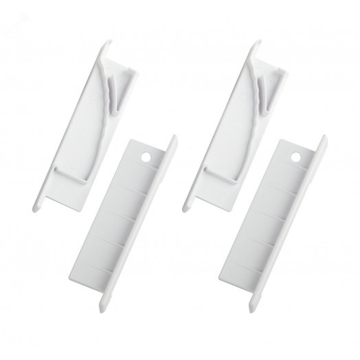 Набор заглушек 6814-3 для профиля 6814 2шт глухие 2шт с отверстием