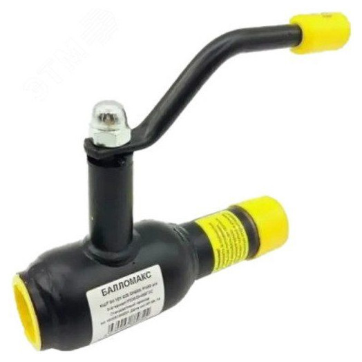 Кран шаровой КШТ 60.101.040 стальной для теплоснабжения DN 040 PN 40 резьба вн./сварка, с рукояткой