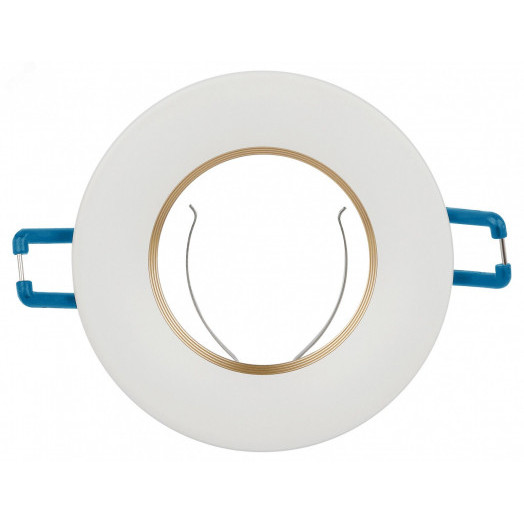 Светильник встраиваемый алюминиевый KL107 WH/GD MR16 GU5.3 белый золото