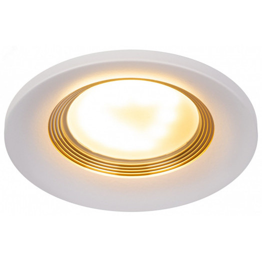 Светильник встраиваемый алюминиевый KL107 WH/GD MR16 GU5.3 белый золото