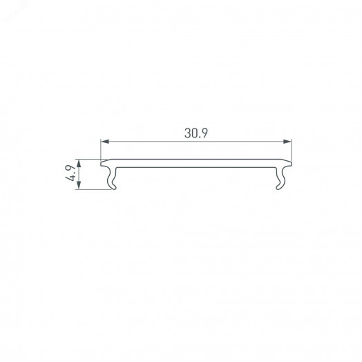 Экран SL-COMFORT-3551-2000 BLACK (ARL, Пластик)