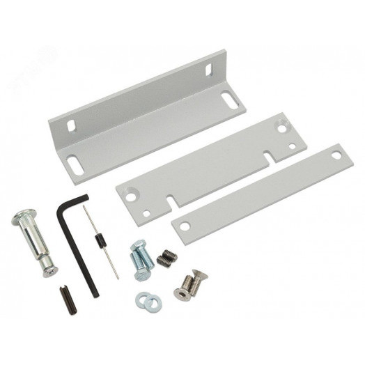 Замок электромагнитный взрывозащищенный ALM-FM-M20-H-24-M с датчиком Холла, усилие удержания якоря 100 кгс, с постоянно присоединенным кабелем длиной 2 метра, с устройством ввода для монтажа небронированного кабеля в металлорукаве