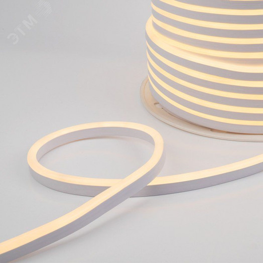 Гибкий неон LED SMD 8х16 мм, тёплый белый, 120 LED/м, 100 м