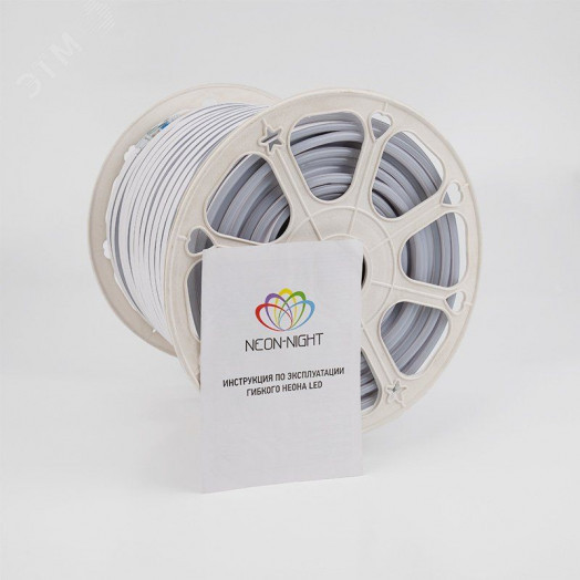 Гибкий неон LED SMD 8х16 мм, тёплый белый, 120 LED/м, 100 м