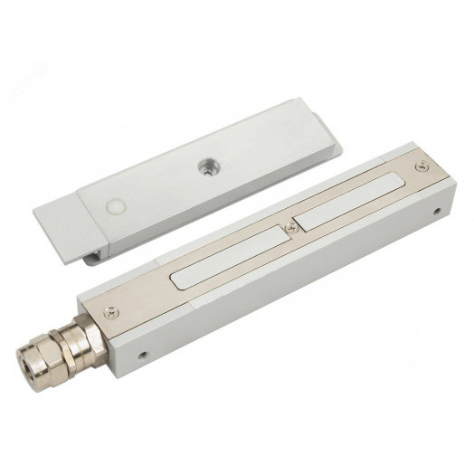 Замок электромагнитный AL-FM-S01-G24K взрывозащищенный 1Ex mb IIC T5 Gb X / Ex mb IIIC T 80 гр. Db X, с постоянно присоединенным кабелем длиной 2 метра,  с встроенным герконом